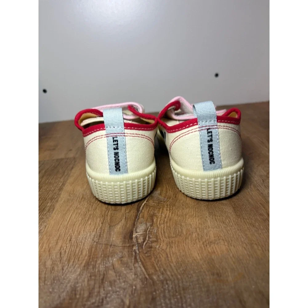 Happy Nocnoc Girls‎ Shoes 28 ,Canvas,colors Red Pink